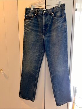 NWT Sandro Faded High Rise Jeans, sz 40 FR / 8 US